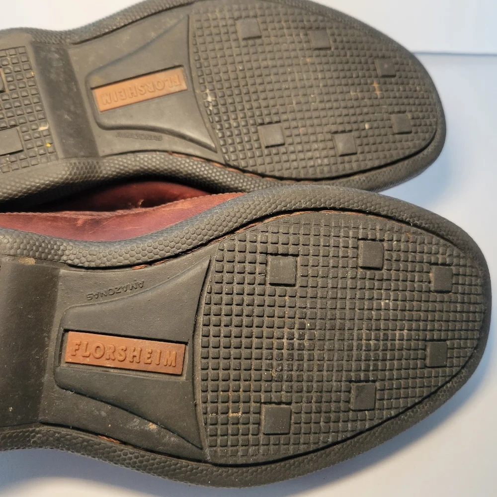 FLORSHEIM Men's 9D Brown‎ Leather Moc Toe Tassel Kiltie Loafers 18170 Brazil